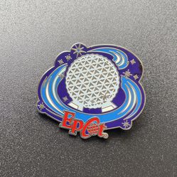 2008 WDW Collectible Epcot Center Disney Pin Trading Silver Tone Enamel Souvenir