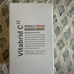 Vitabrid C12 Wrinkle Serum Essential Kit Professional Skincare New & Sealed