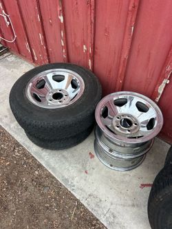 Chevy rally rims SS with BFGoodrich tires new