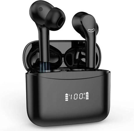 new  Wireless Earbuds True Wireless in-Ear Headphones Noise Cancelling Earbuds IPX6 Waterproof Stereo Earphones with Microphone 36H Battery for Music/