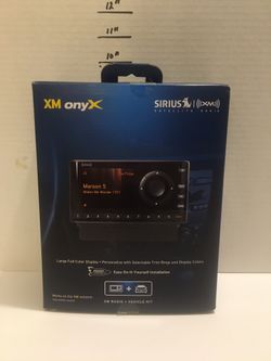SiriusXM satellite radio XM onyX XM radio and car kit