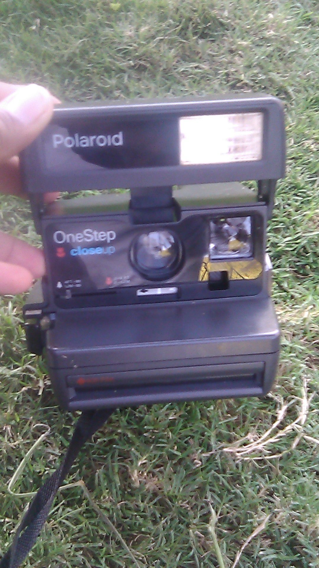 Polaroid one step close up 600 film instant camera