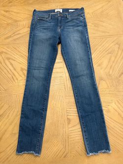 Frame Women’s Blue Denim Le Skinny Jeans Size 29