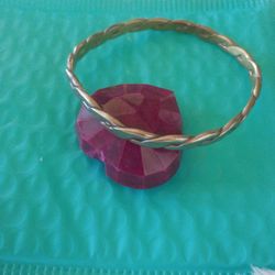 925 Sterling Silver Braided Bangle Bracelet