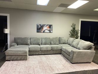 Gray sectional sofa couch sala