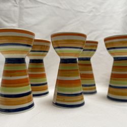 Vtg Scandinavian Modern Style IKEA Egg Cups(6)