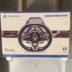 Thrustmaster T248 Racing Wheel And Magnetic Pedals For PS5, PS4, And PC