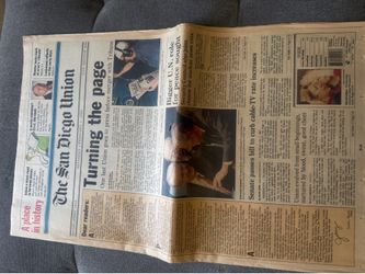 The San Diego Union Newspaper February 1, 1992