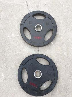 2 - 35 pound weights