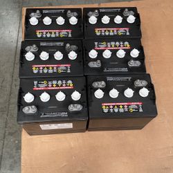 8V Black Box Golf Cart Battery