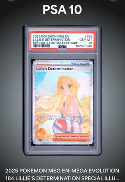 Pokemon Lillie’s Determination PSA 10 Gem Mint