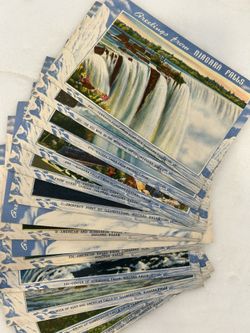 Vintage Linen Postcards - Niagara Falls