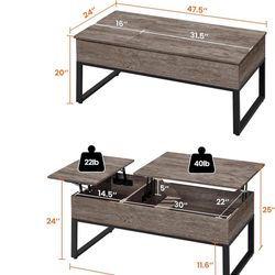 Table With Storage 
