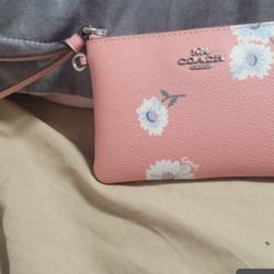Brand New Pink Wristlet Coach
