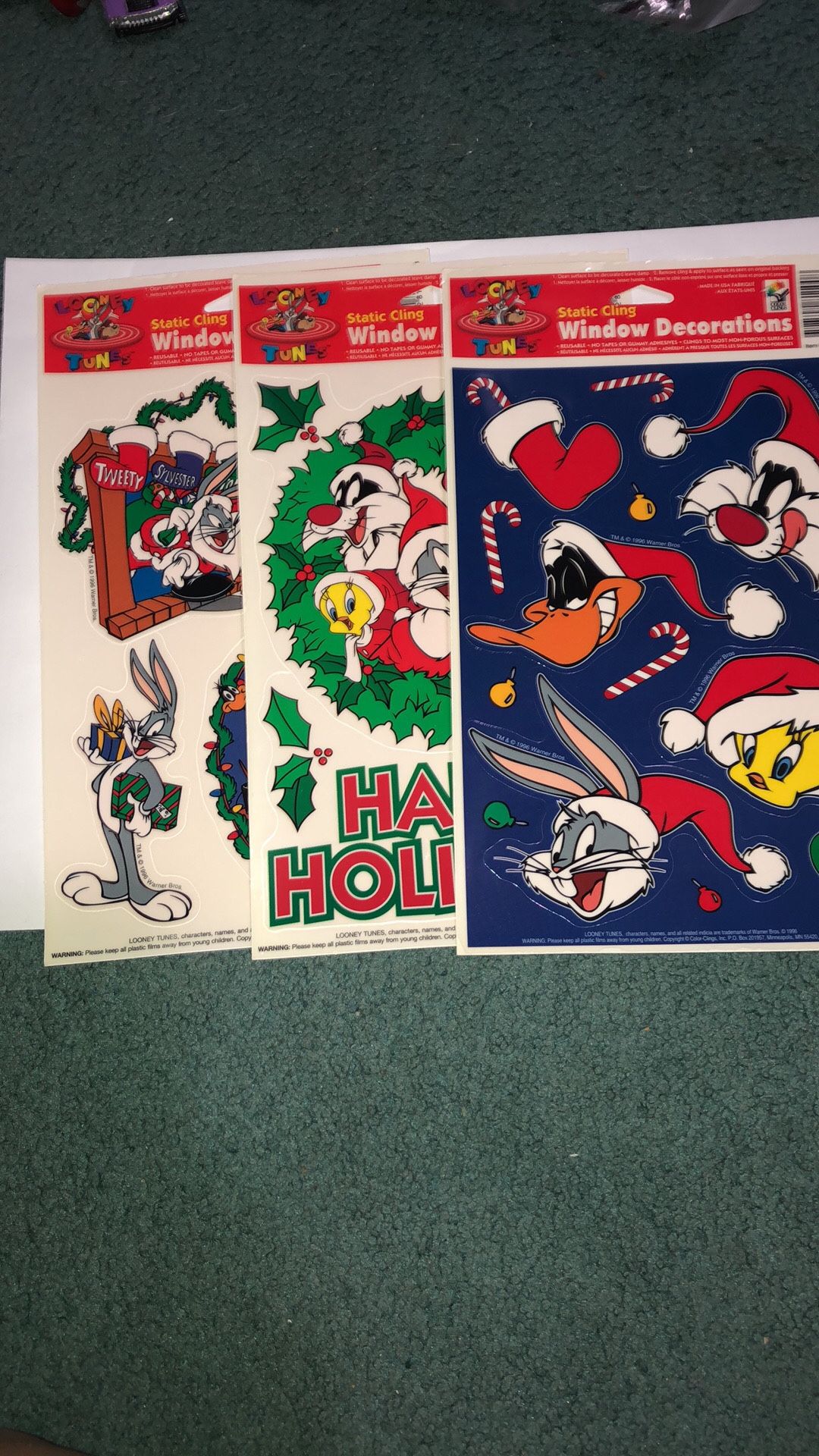 Looney Tunes Vintage Window Clings