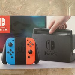 MODDABLE NINTENDO SWITCH HAC-001 WITH ORIGINAL BOX