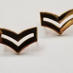 Gold Plated Collar Bars.