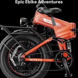 Heybike Mars 2.0 — Folding Fat-Tire Electric Bike | Local Las Vegas Support 