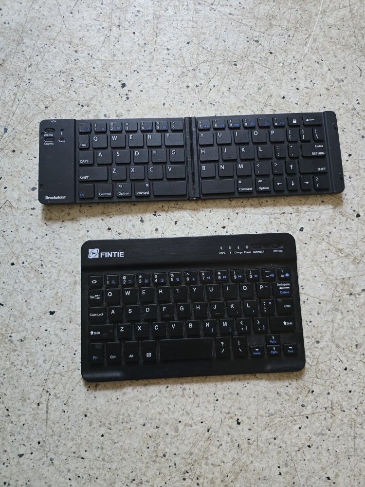 Two Mini Bluetooth Keyboards