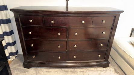 Solid Wood 9 Drawer Dresser