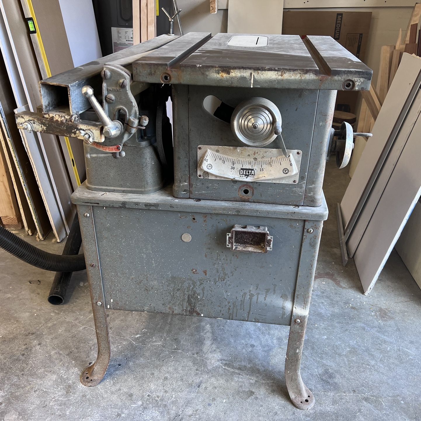Old rockwell table saw for sale sale