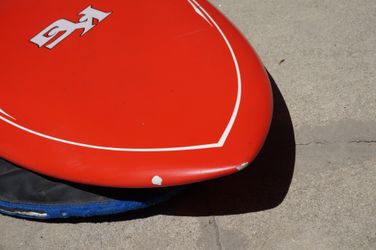 Kane Garden Fish 6'0” quad surfboard red for Sale in Los