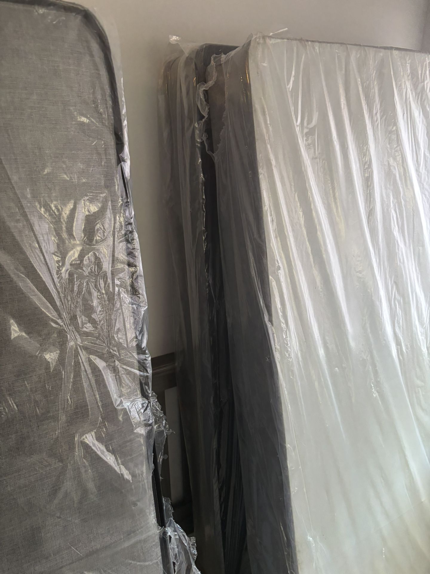 2 Twin Mattress With Box Spring Brand New
