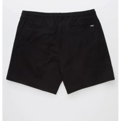RSQ MENS TWILL BLACK SHORTS 