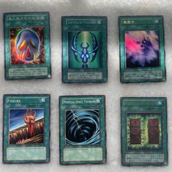 Yu-Gi-Oh Spell Card Lot | Japanese & English | Mystical Space Typhoon + More