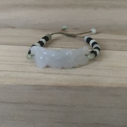 Natural jade bracelet. Lucky bracelet.Jade Jewelry