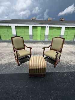 Pair of French Style Armchairs
