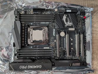 MSI X99A Gaming Pro Carbon motherboard AND Intel Core i7-6850k CPU