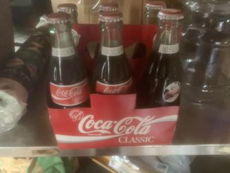 Never Opened 1989 Glass Coca Cola Bottles