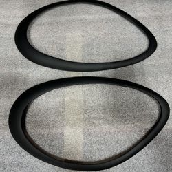 2005 - 2008 Porsche 987 Boxster Headlight Covers W/O HOLES Pair Euro Style