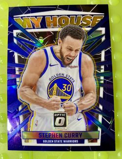 2023-24 Donruss Optic #17 Stephen Curry My House Prizm Holo Warriors