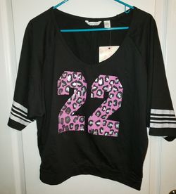 Derek Heart Pink Jaguar Jersey Shirt Small