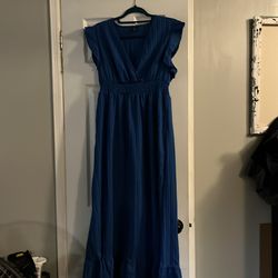 Cobalt blue dress