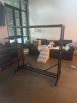 Stainless Steel Heavy Duty Clothing Rack.