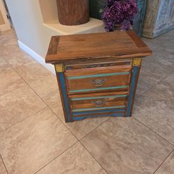 Rustic Southwest Style Side Table