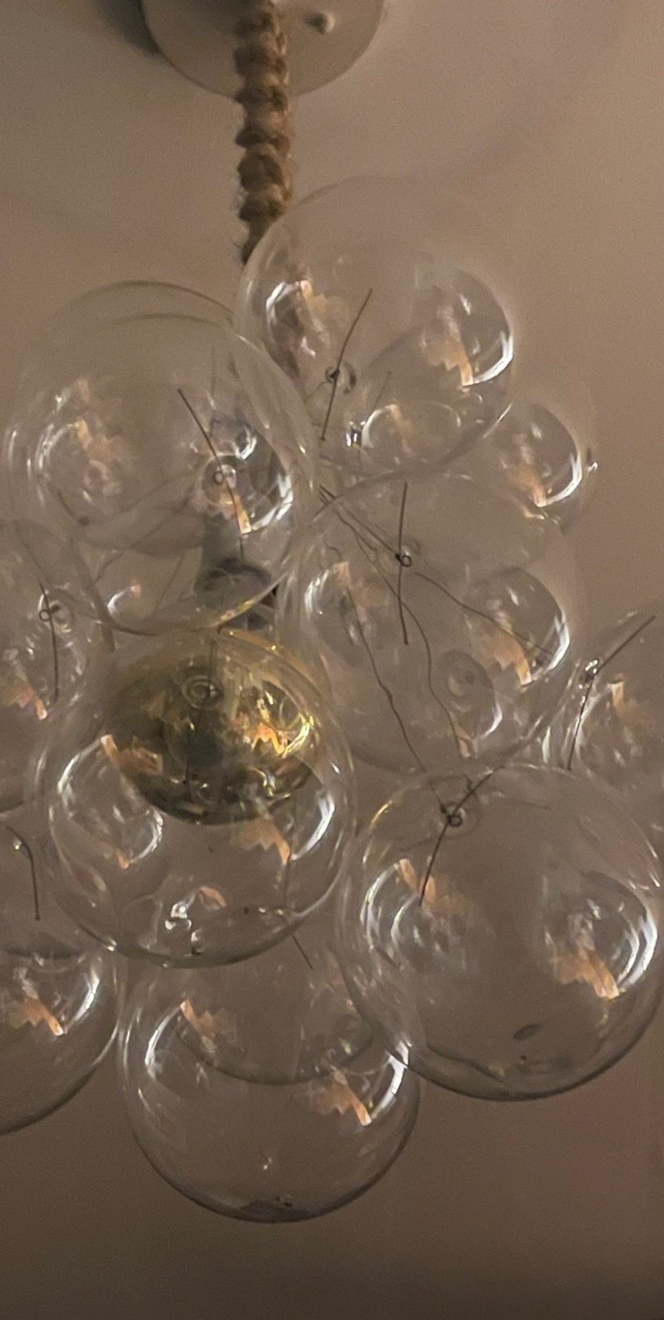 One kings Lane chandelier bubble Modern Like New