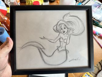 Disney Little Mermaid Ariel Animation Art