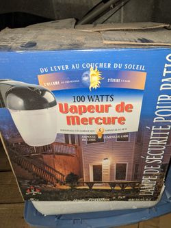 100 watt Mercury light