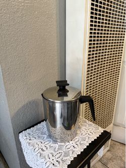 Rena Ware Tetera De Metal Stainless Steel Para Cafe.