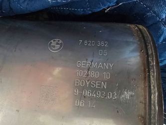 OEM BMW REAR EXHAUST MUFFLER MANUFACTURED BY BOYSEN