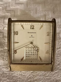 Vintage (1950) Remembrance brand desk clock