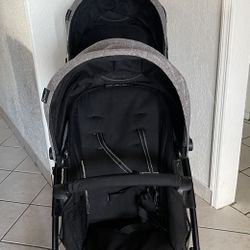 Contours Options Elite Tandem Double Stroller - Graphite