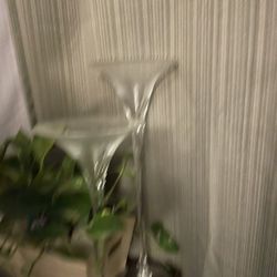 Set Of 2 Clear Decor 