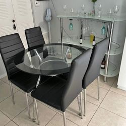 5pc Dining Table And Chairs 