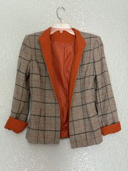 Orange Blazer Size M