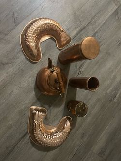 Vintage Copper Kitchenware Collection